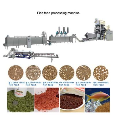 Fish feed extruder machine