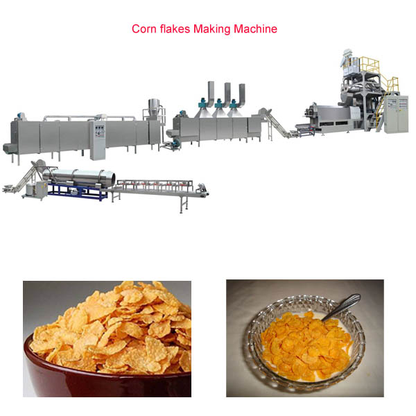Máquina de fabricación de copos de maíz