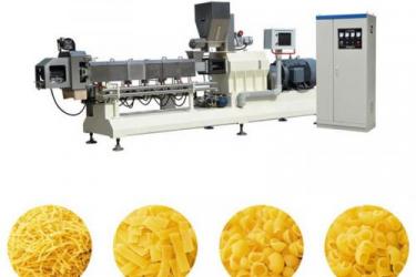 Single screw extruder for producing pasta macaroni