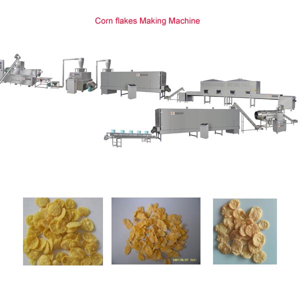 Línea de producción de copos de maíz